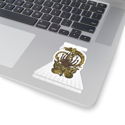 Dragon, Moth Goddess Kiss-Cut Sticker